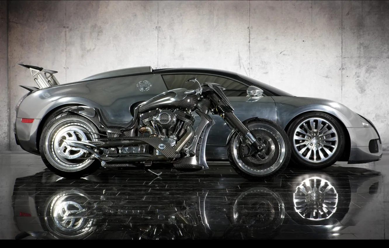 Photo wallpaper tuning, Bugatti, motorcycle, bike, carbon, custom, Bike, Custom