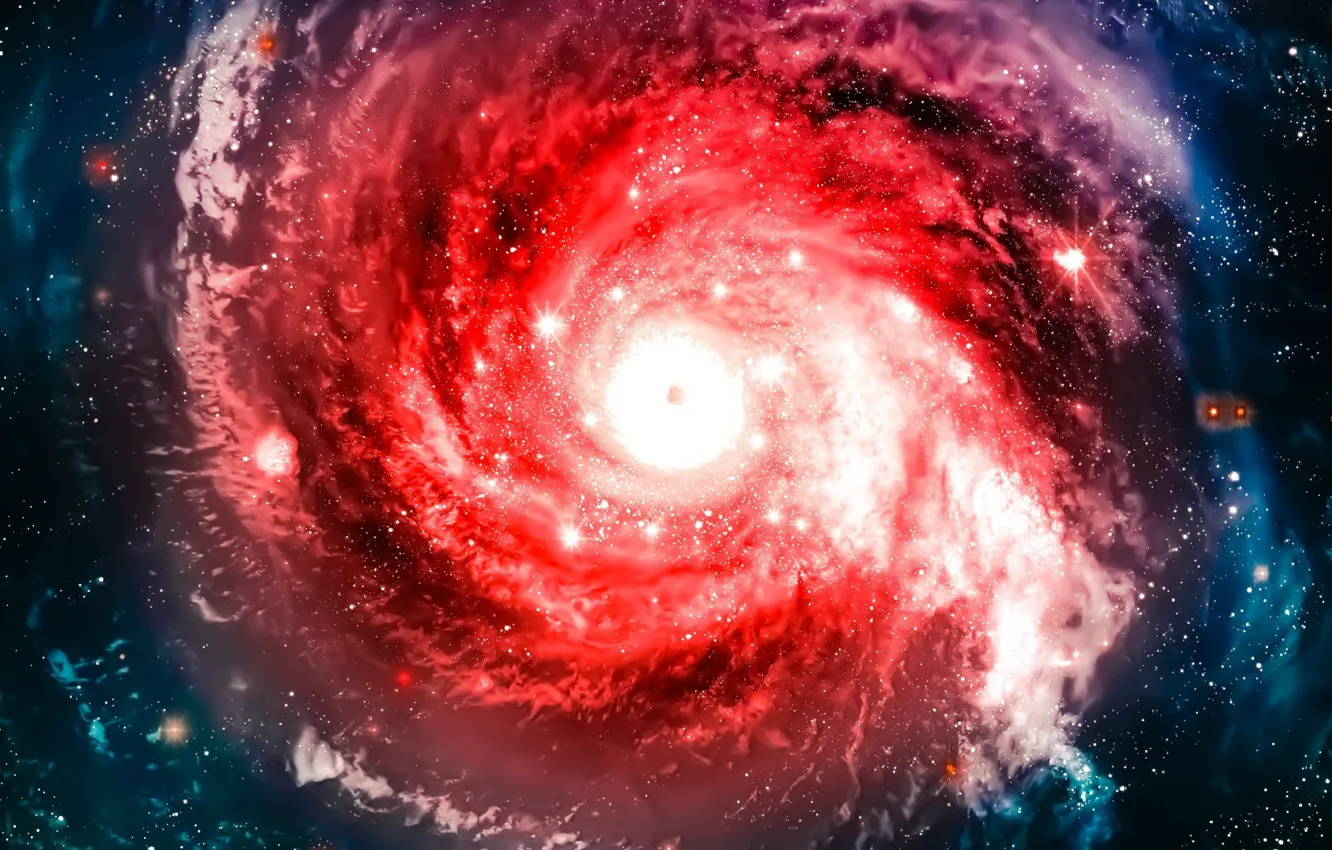 Photo wallpaper space, the universe, galaxy