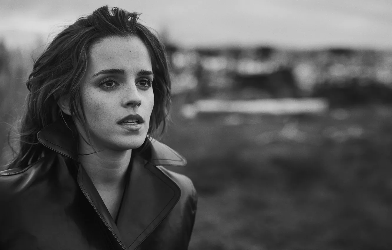 Photo wallpaper makeup, actress, Emma Watson, Emma Watson, cloak, photoshoot, model, hair