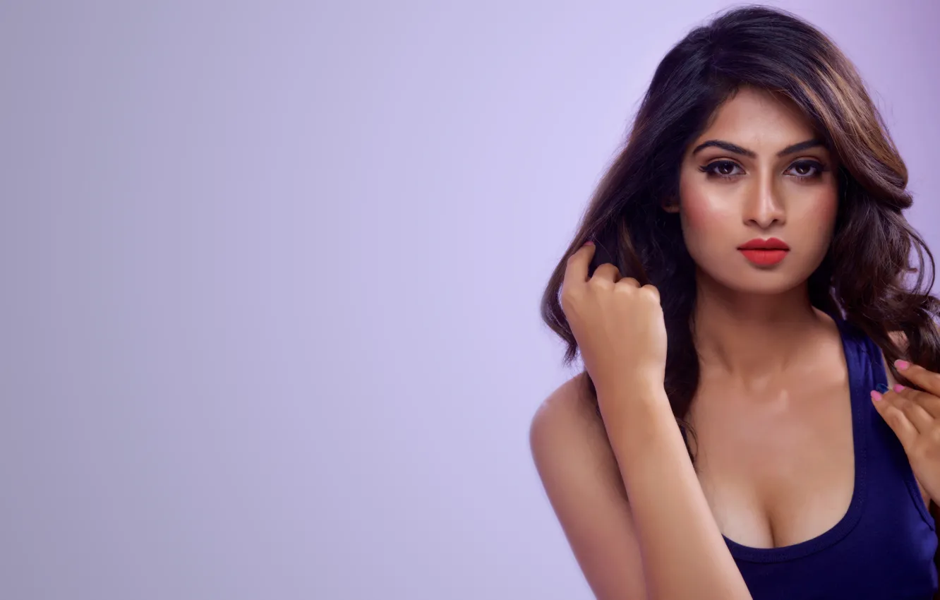 Photo wallpaper girl, hot, sexy, eyes, smile, beautiful, figure, model