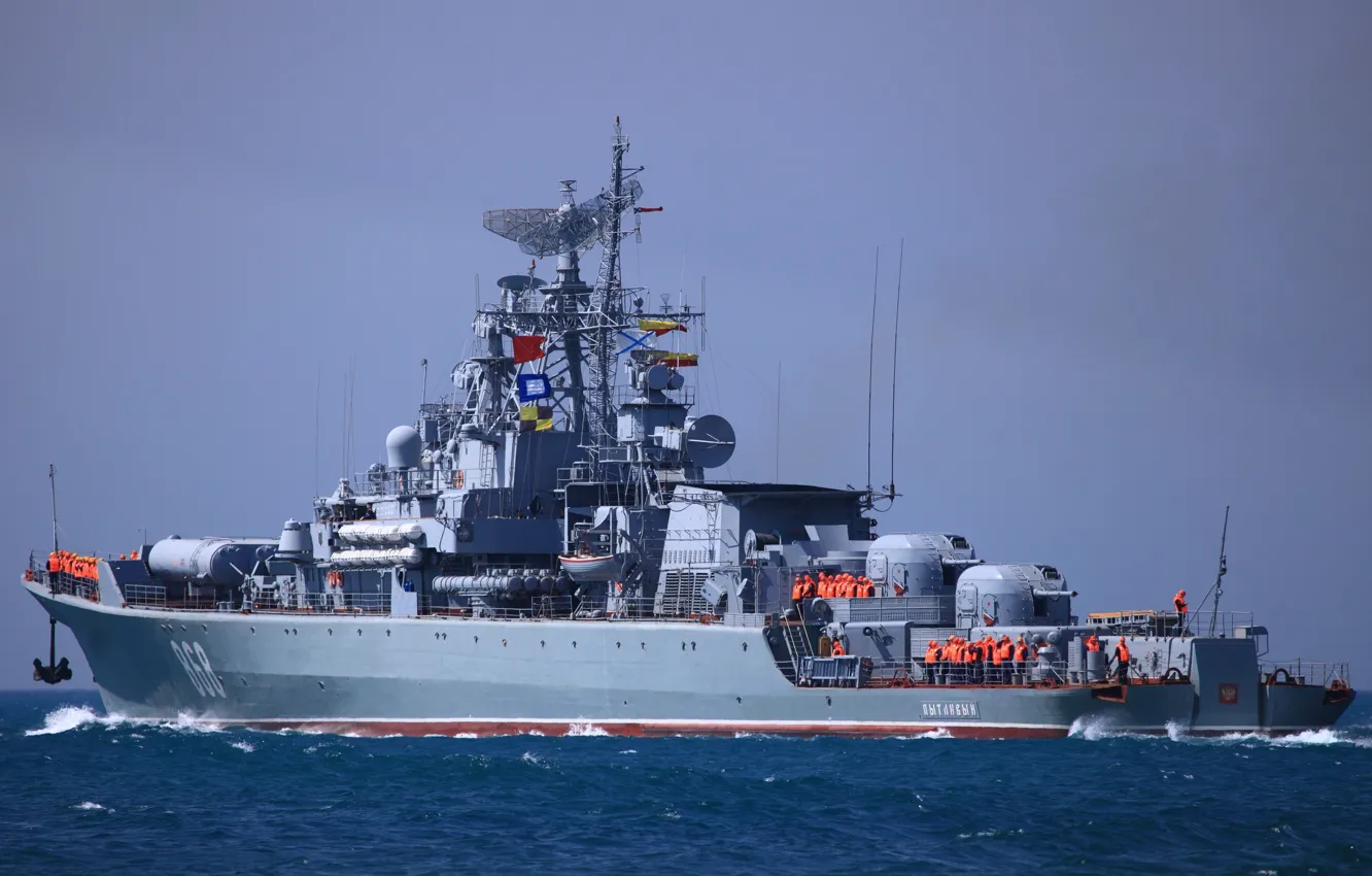 Photo wallpaper Navy, TFR, The black sea, patrol ship, &ampquot;Inquiring&ampquot;, &ampquot;Petrel&ampquot;, project 1135-M
