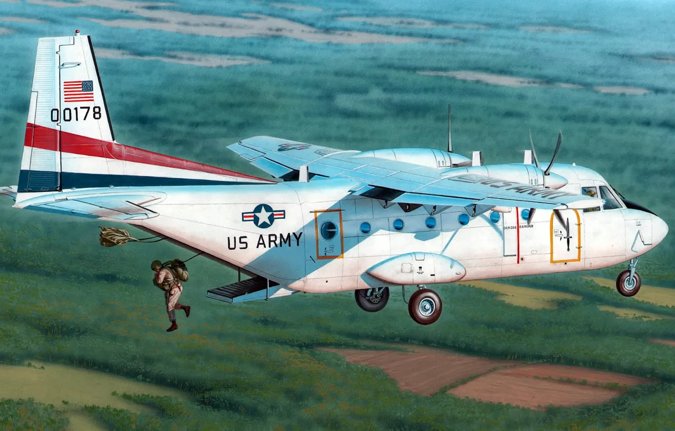 Photo wallpaper military transport aircraft, CASA, C-41A, Aviocar