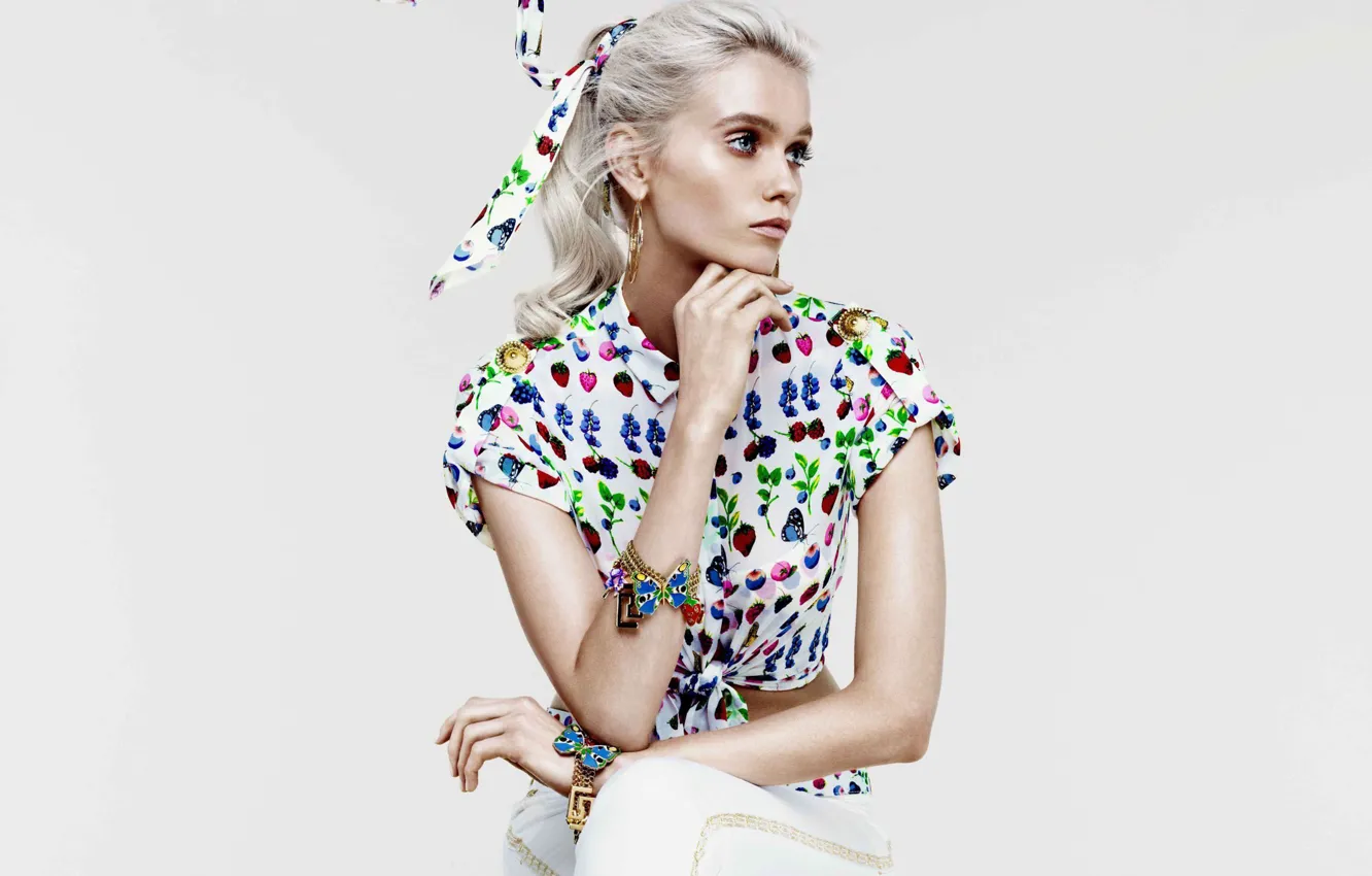 Photo wallpaper look, model, makeup, actress, hair, Abbey Lee Kershaw, Abbey Lee Kershaw