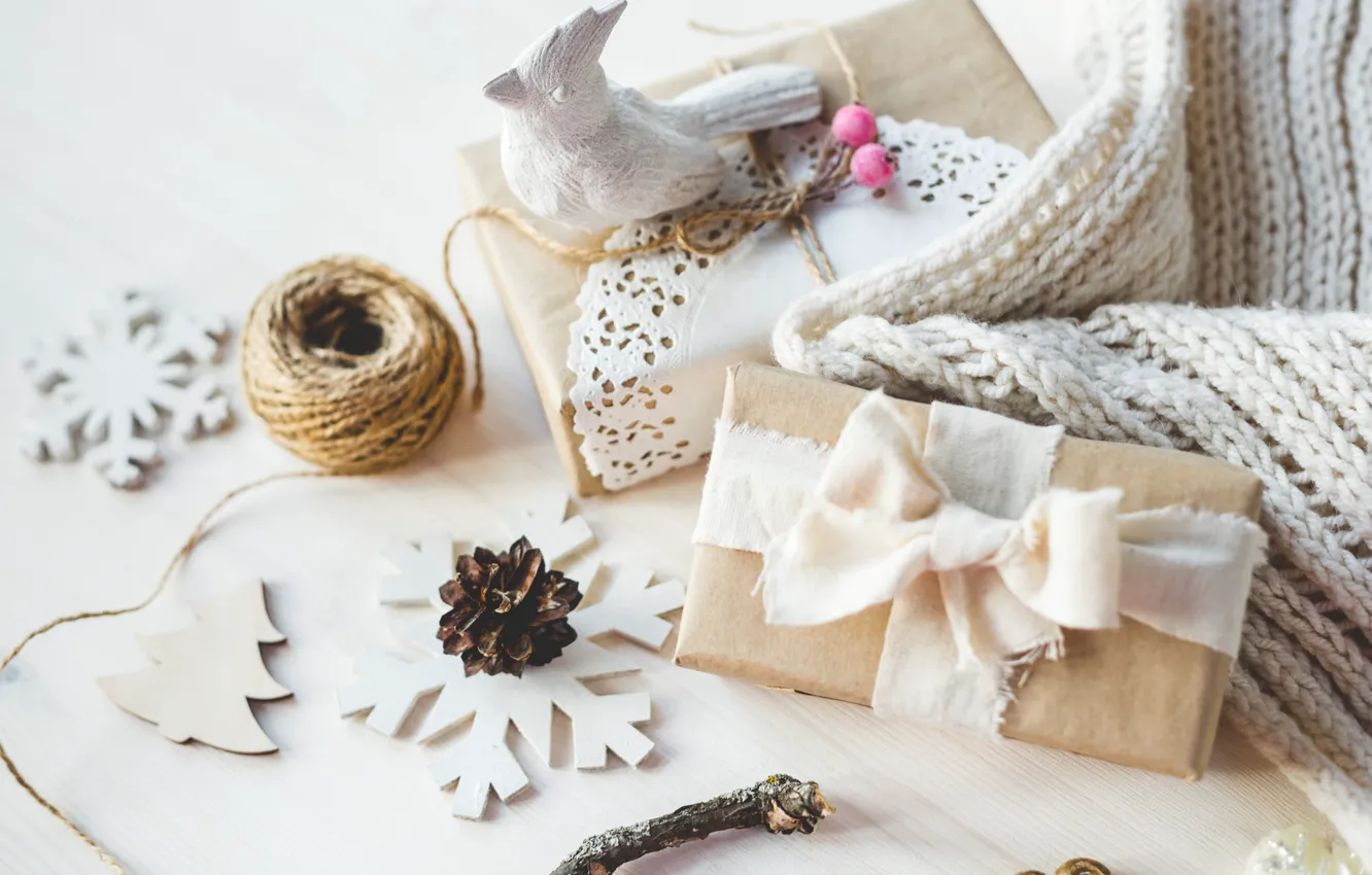 Photo wallpaper new year, Christmas, white, vintage, merry christmas, Xmas, decoration