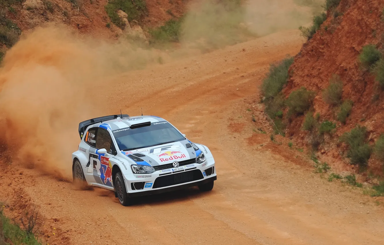 Photo wallpaper machine, auto, white, sport, heat, speed, dust, turn