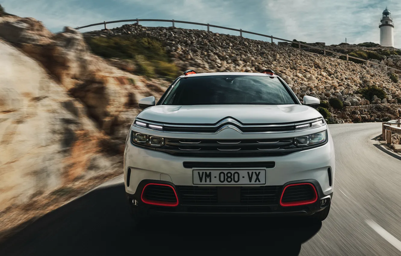 Photo wallpaper front view, 2018, crossover, Aircross, Citroen C5