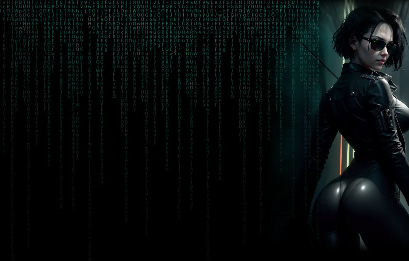 Photo wallpaper widescreen, girls, people, movies, neural network