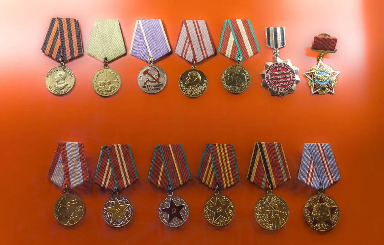 Photo wallpaper holiday, medals, order