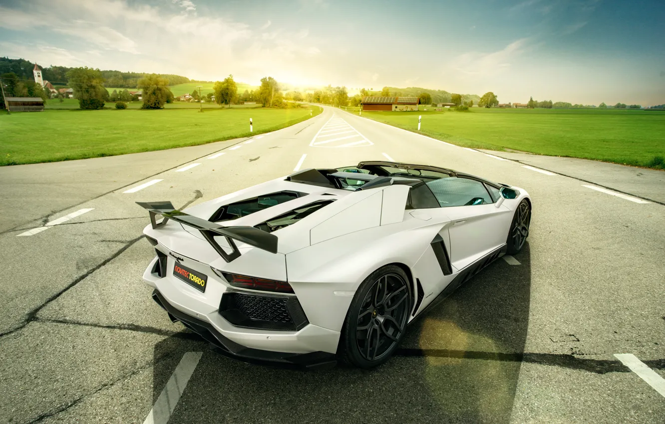 Photo wallpaper Lamborghini, Aventador, Torado