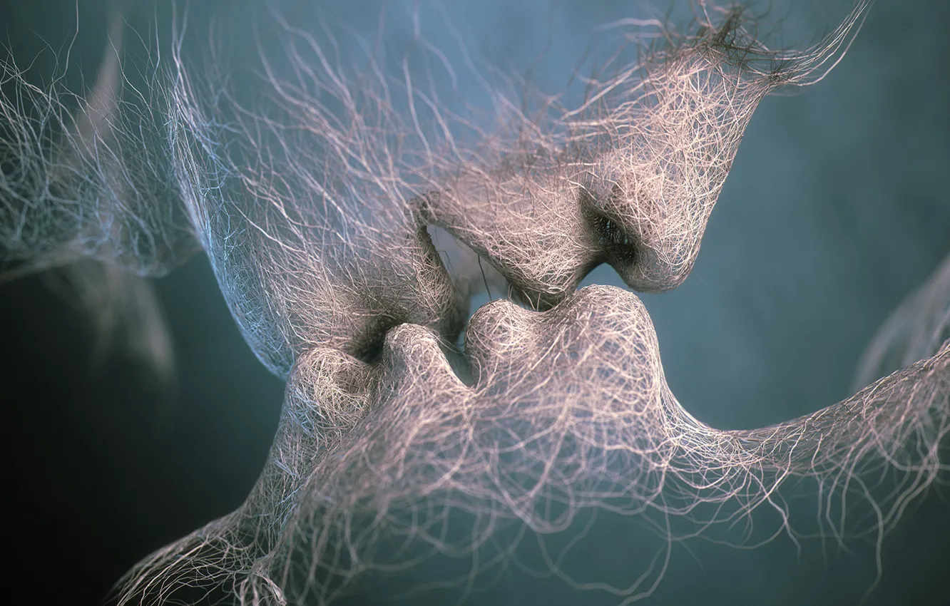 Photo wallpaper kiss, plexus, kiss, last kiss, Adam Martinakis, last kiss