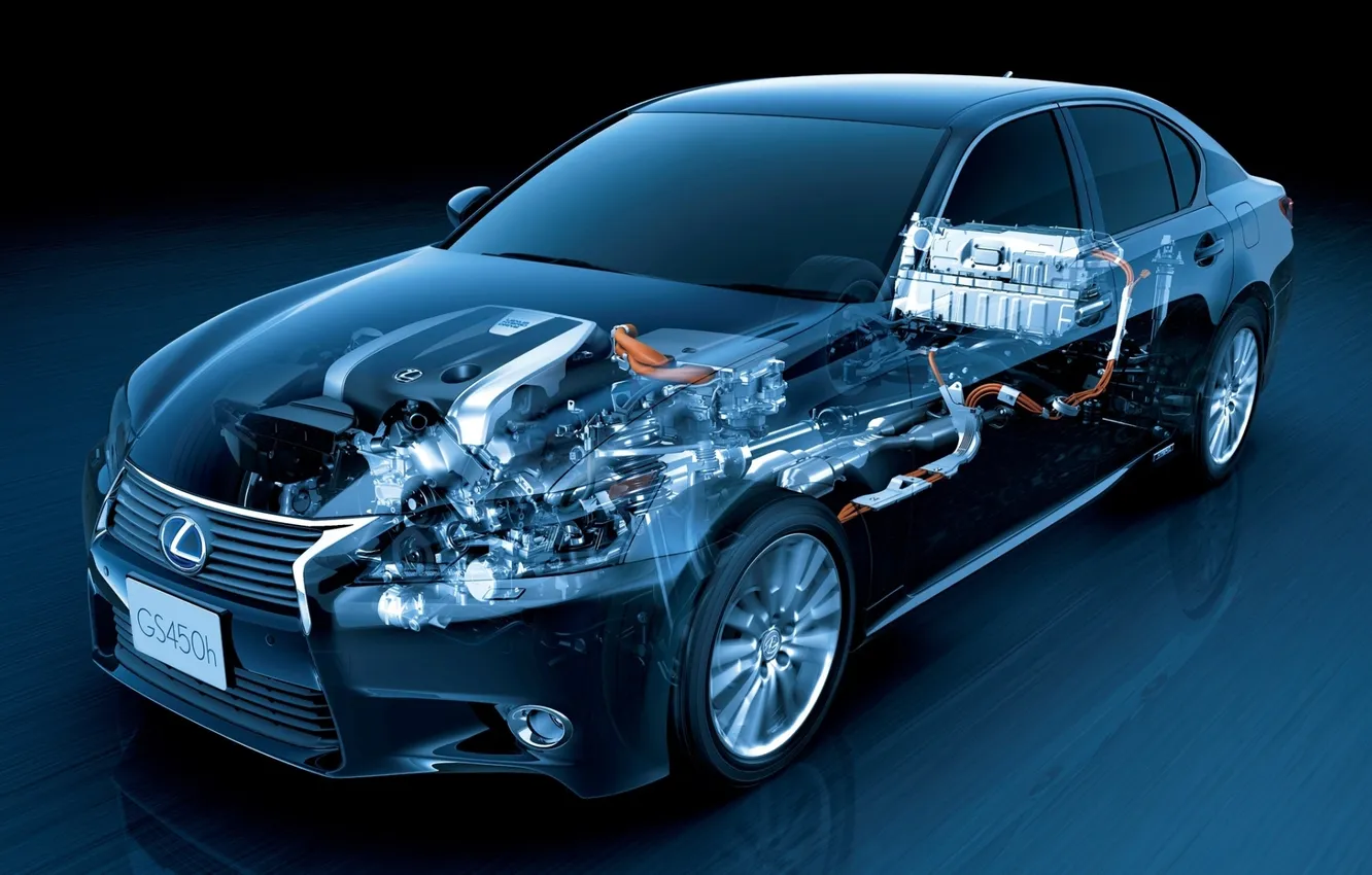 Photo wallpaper engine, lexus, sedan, Lexus, the front, hybrid, 450h, powerplant