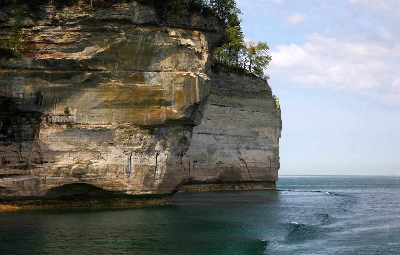 Photo wallpaper sea, rocks, beautiful