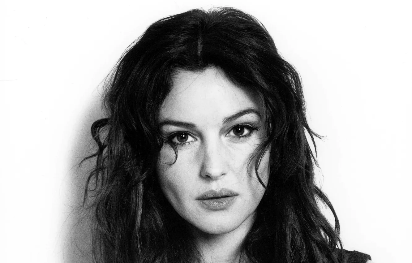 Photo wallpaper look, model, portrait, actress, brunette, hairstyle, Monica Bellucci, Monica Bellucci