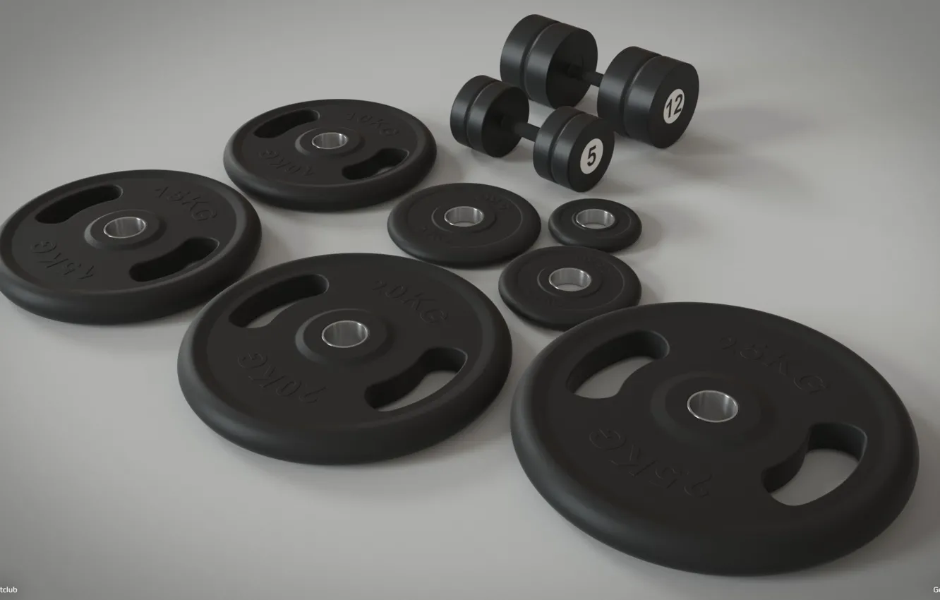 Photo wallpaper fitness, drives, pancakes, bodybuilding, shell, Bodybuilding, weight