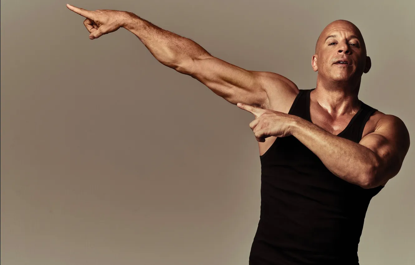 Photo wallpaper pose, background, actor, VIN Diesel, Vin Diesel
