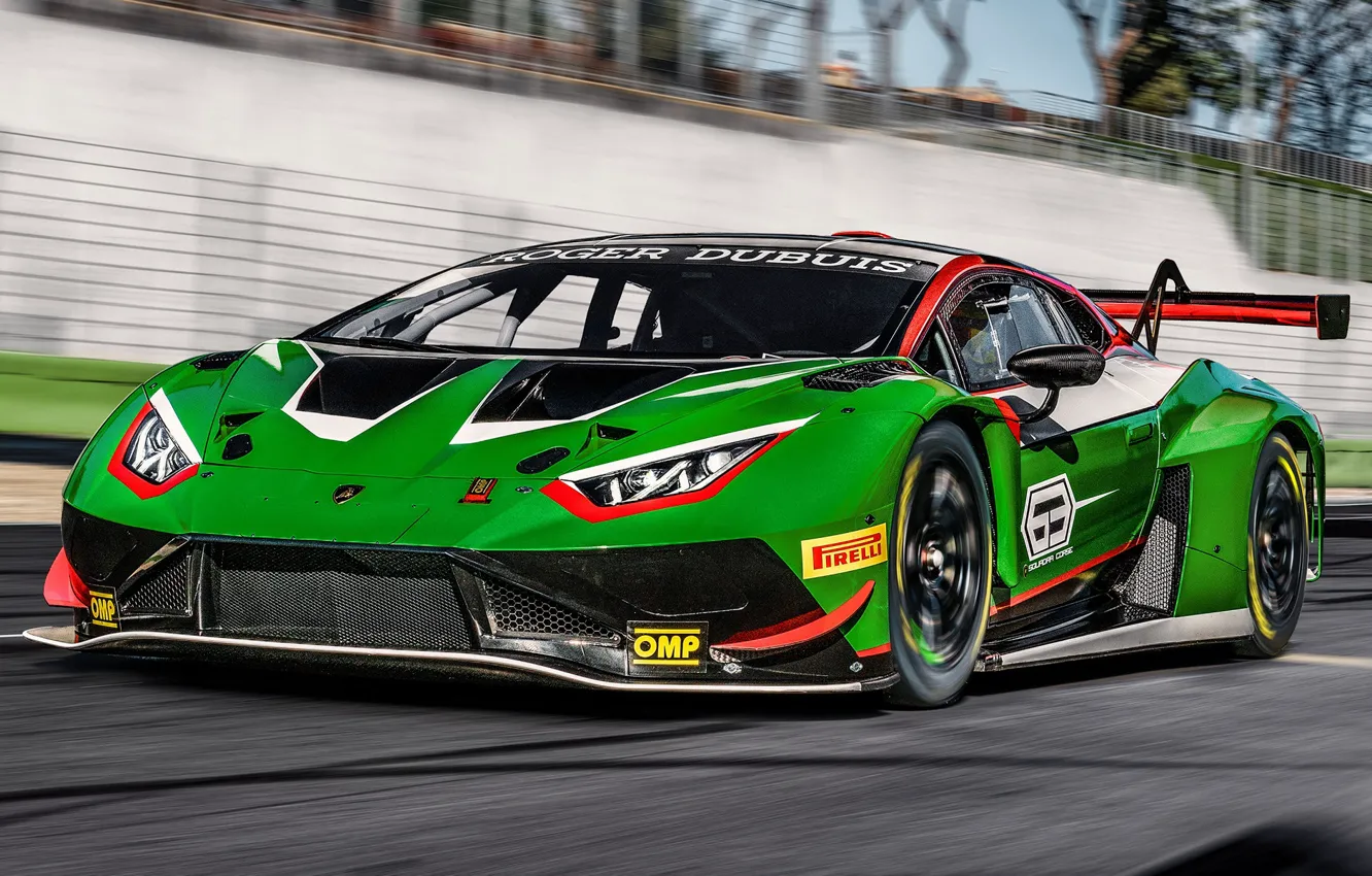 Photo wallpaper speed, track, Lamborghini Huracan, 2022, GT3 Evo2