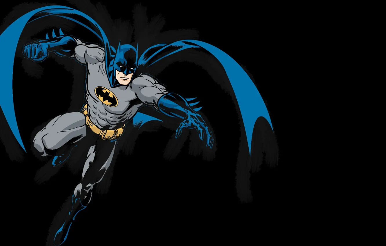 Photo wallpaper hero, costume, Batman, belt, cloak, detective, Batman, superhero