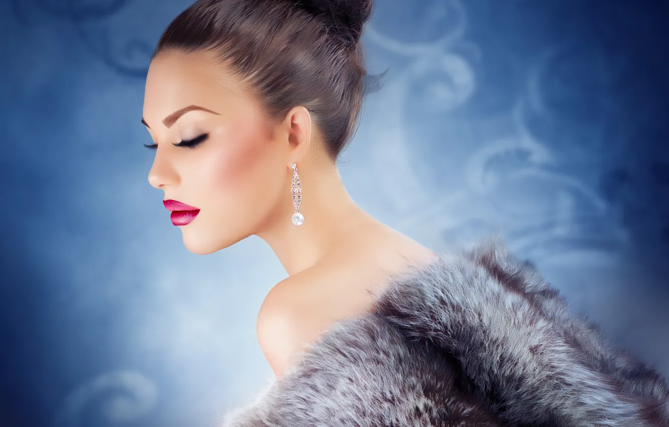 Photo wallpaper girl, style, model, hair, glamour, makeup, Glamour, Anna Subbotina