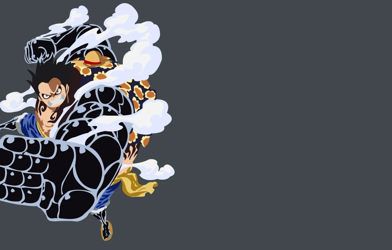 Photo wallpaper pirate, anime, captain, manga, strong, akuma from mi, Monkey D. Luffy, gomu gomu no mi