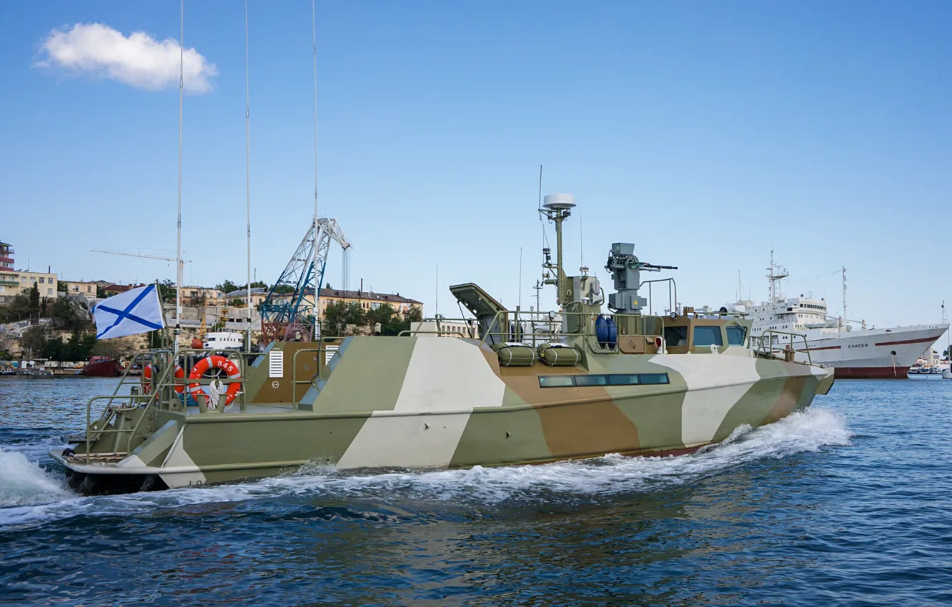 Photo wallpaper Raptor, Sevastopol, patrol boat