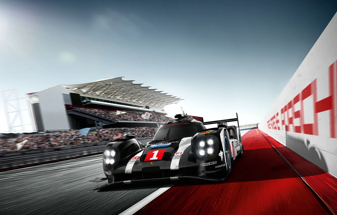 Photo wallpaper Porsche, Hybrid, WEC, 919, 2016, FIA