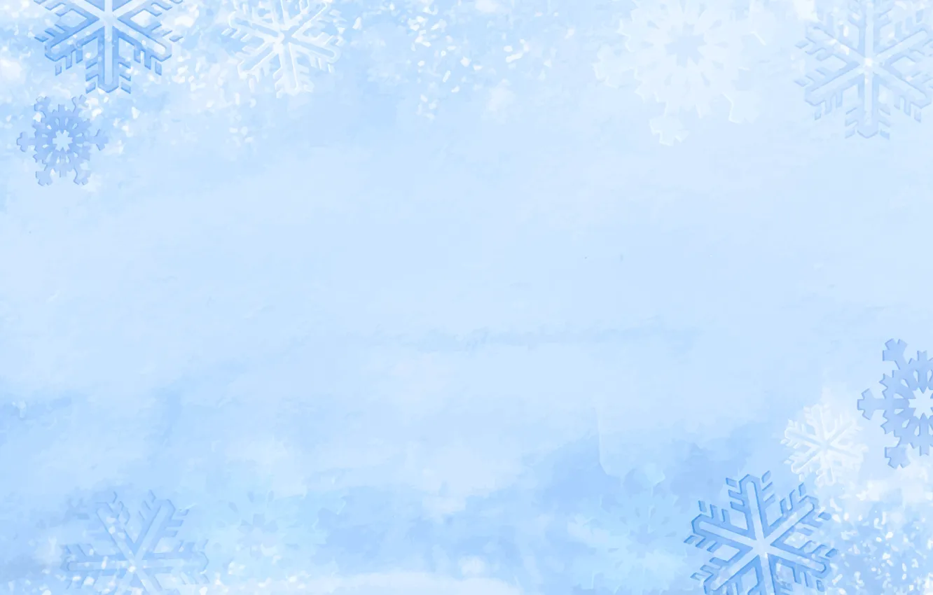 Photo wallpaper winter, snow, snowflakes, new year, texture, Christmas, blue background, winter background