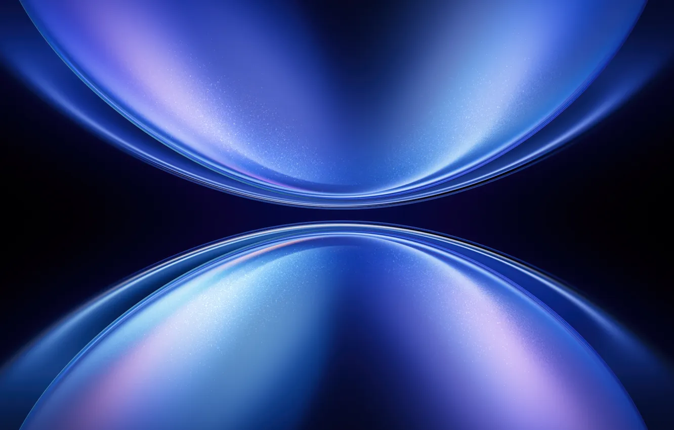 Photo wallpaper Stock, Blue abstract, Vivo X Fold 5