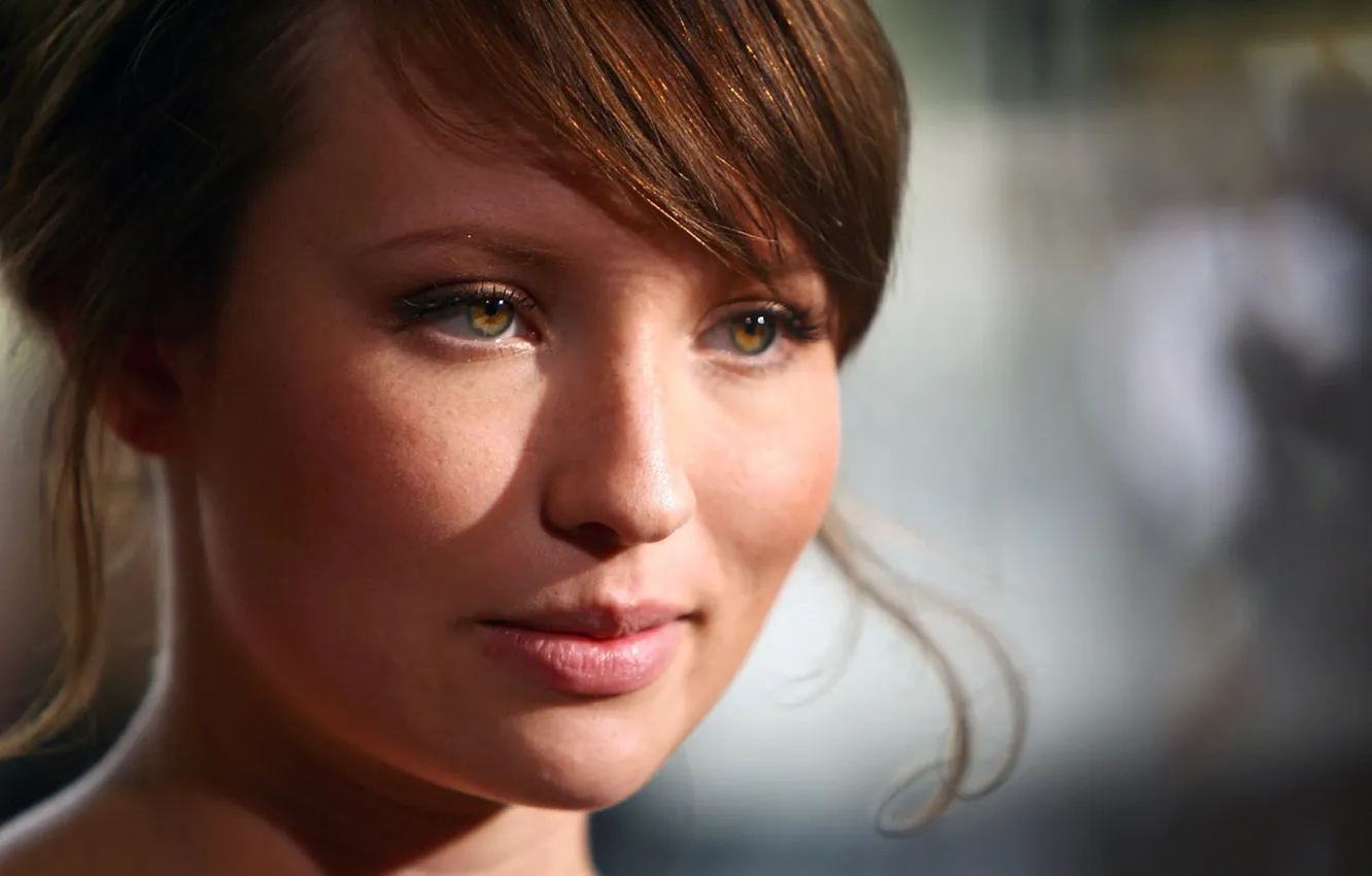 Photo wallpaper eyes, portrait, cute, Emily Browning, Emily Browning