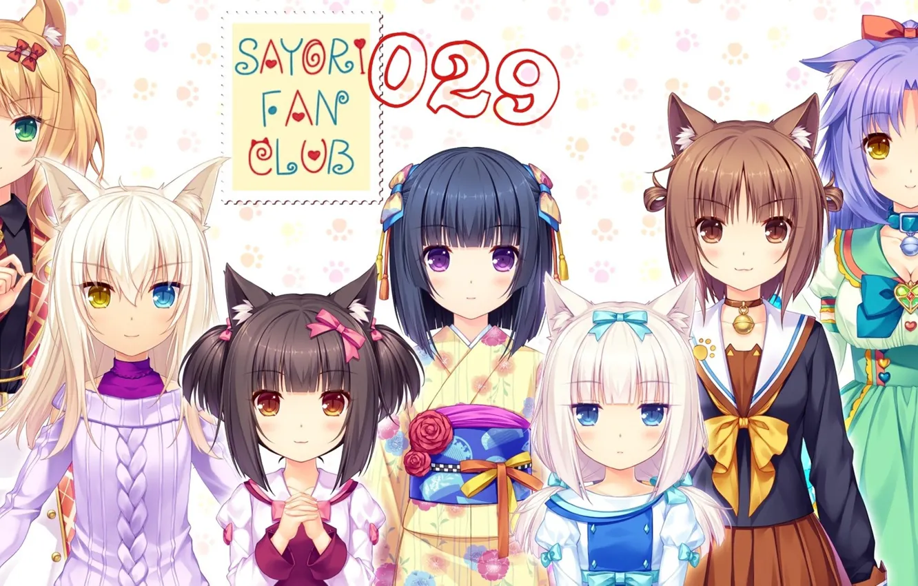 Photo wallpaper kawaii, anime, manga, kimono, oppai, bishojo, seifuku, kyojin