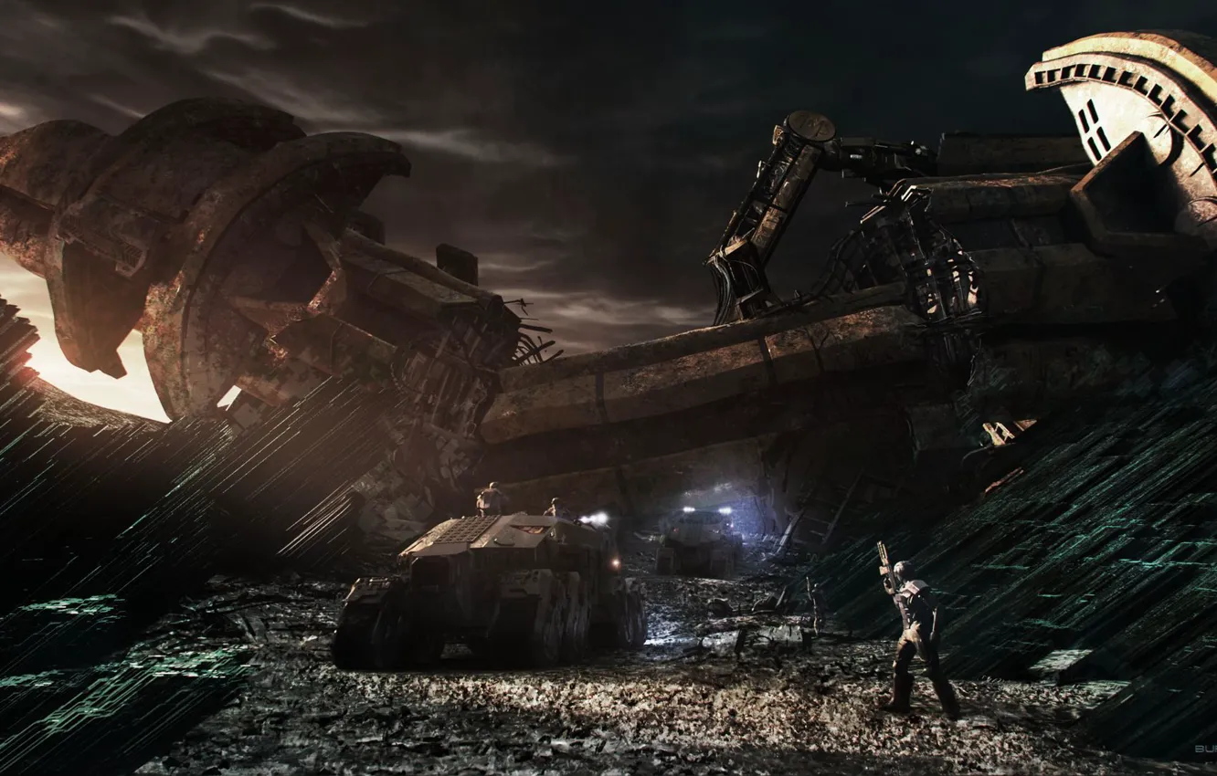 Photo wallpaper fiction, art, sci-fi, steve burg