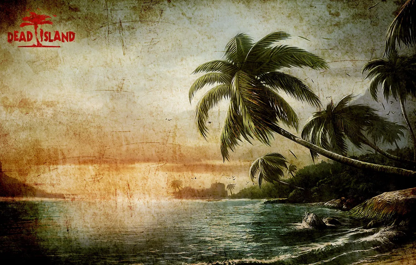 Photo wallpaper zombie, Linux, game, beach, sea, Microsoft Windows, island, Xbox 360