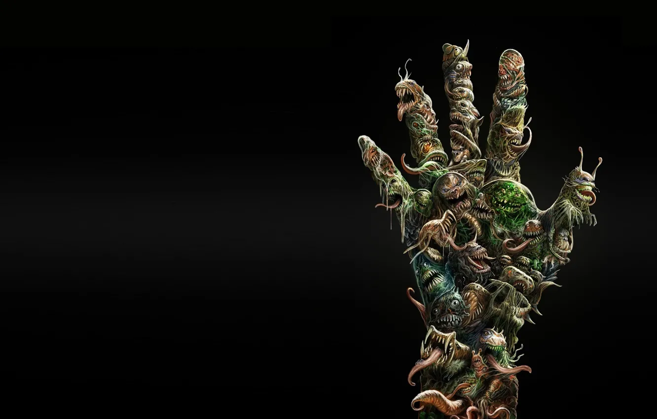 Photo wallpaper fantasy, hands, art