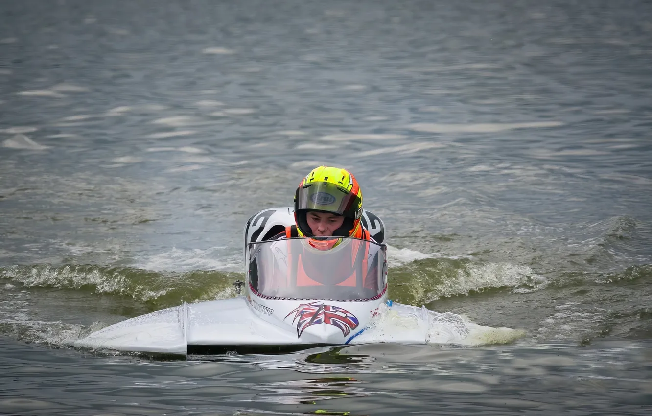 Photo wallpaper race, boat, speed