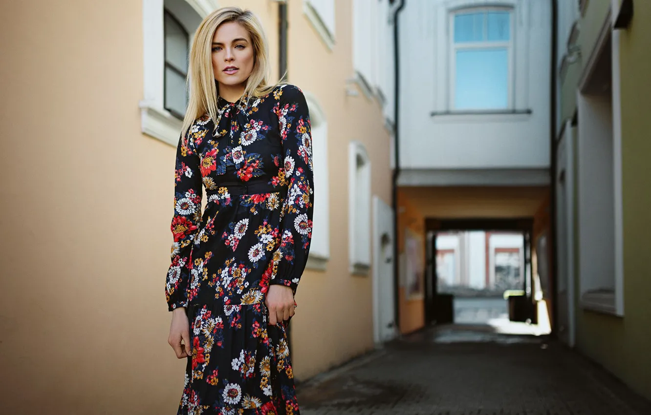 Photo wallpaper model, dress, lane, Sergey Fat, Ashley Booth, Sergey Zhirnov