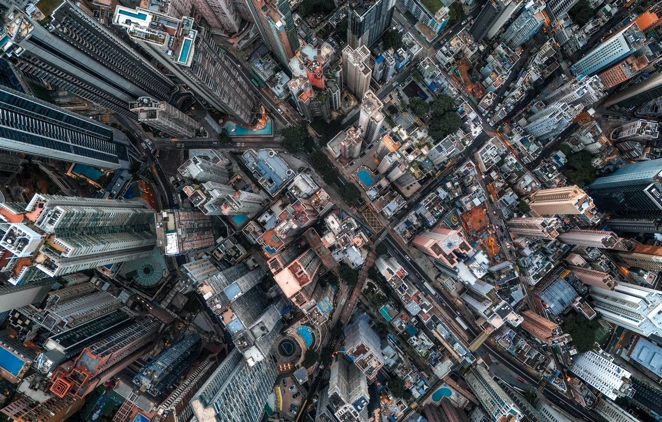 Photo wallpaper Hong Kong, Central and Western District, Central District