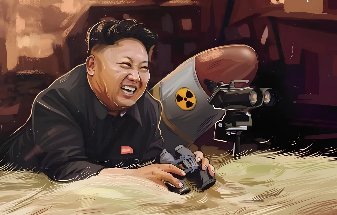 Photo wallpaper bomb, test, nuclear missile, Kim Jong-UN
