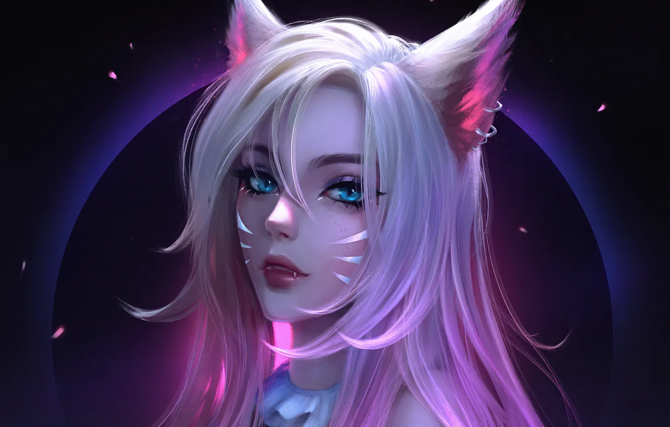 Photo wallpaper Games, League of Legends, Ahri, K-Pop, KDA