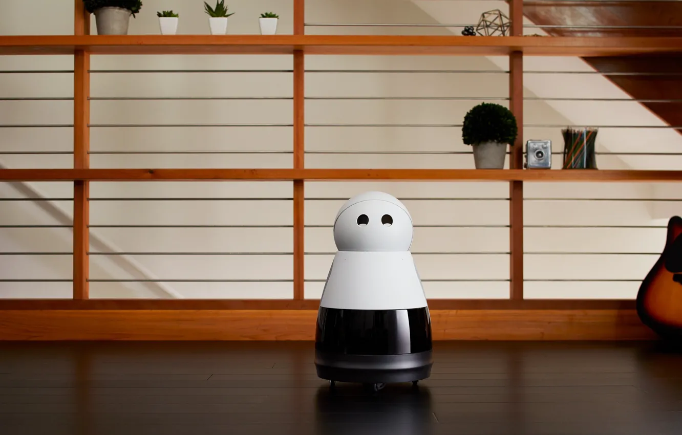 Photo wallpaper guitar, robot, home, Mayfield Rrobotics kuri, CES 2017