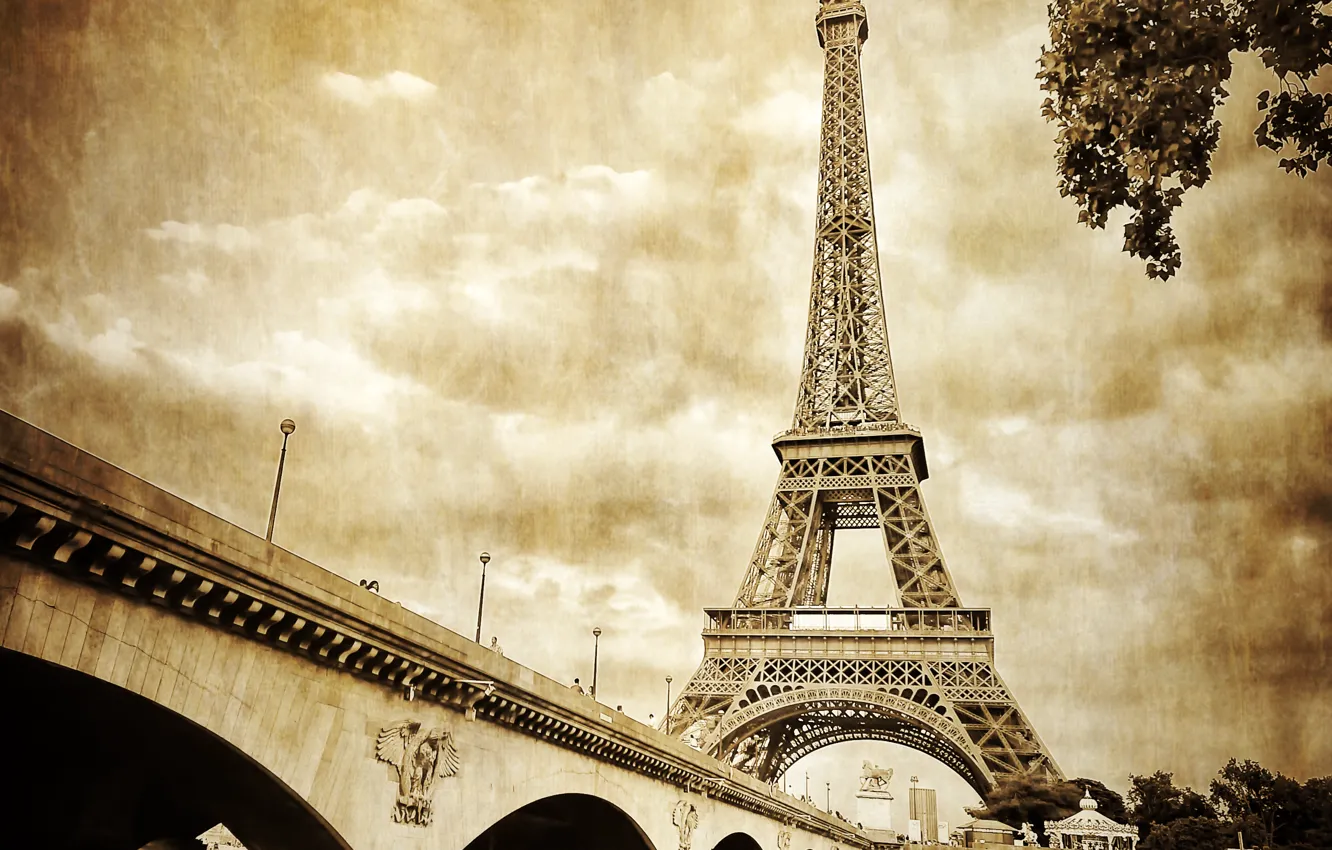 Photo wallpaper Paris, France, afalava tower