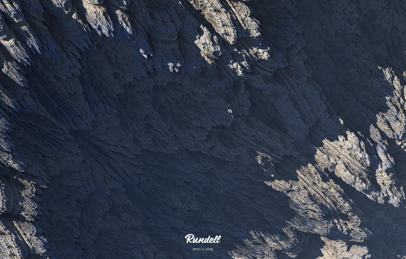 Photo wallpaper fractal, records, fractals, Beatz, Rundle