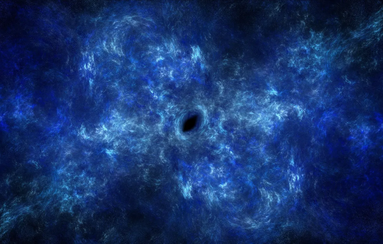 Photo wallpaper blue, cosmos, planet, sci fi