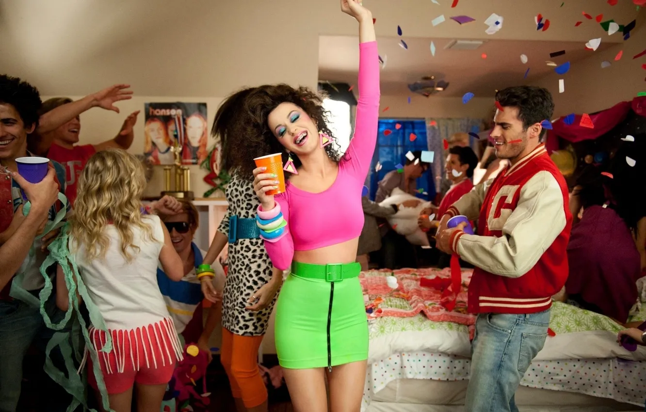 Photo wallpaper joy, Katy Perry, party, fun