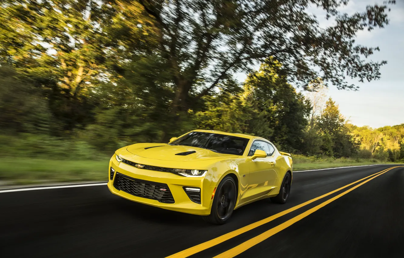 Photo wallpaper Chevrolet, Camaro, Chevrolet, Camaro, 2015