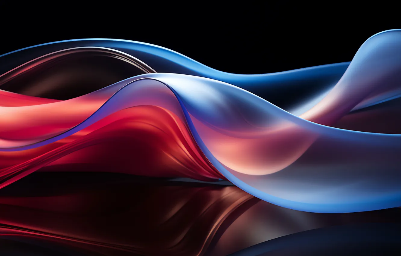 Photo wallpaper wave, abstraction, background