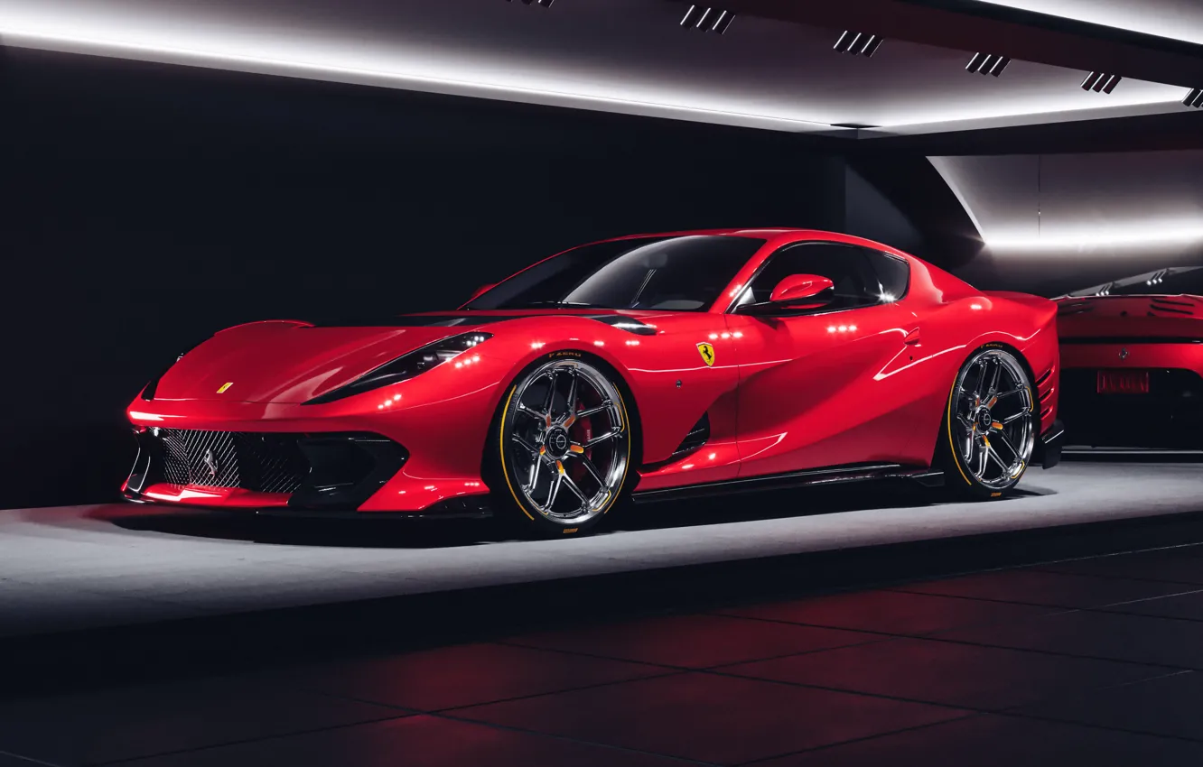 Photo wallpaper Ferrari, Cars, Supercar, Enzo Ferrari, Ferrari 812, Italian Car, Limited edition, Legend Car