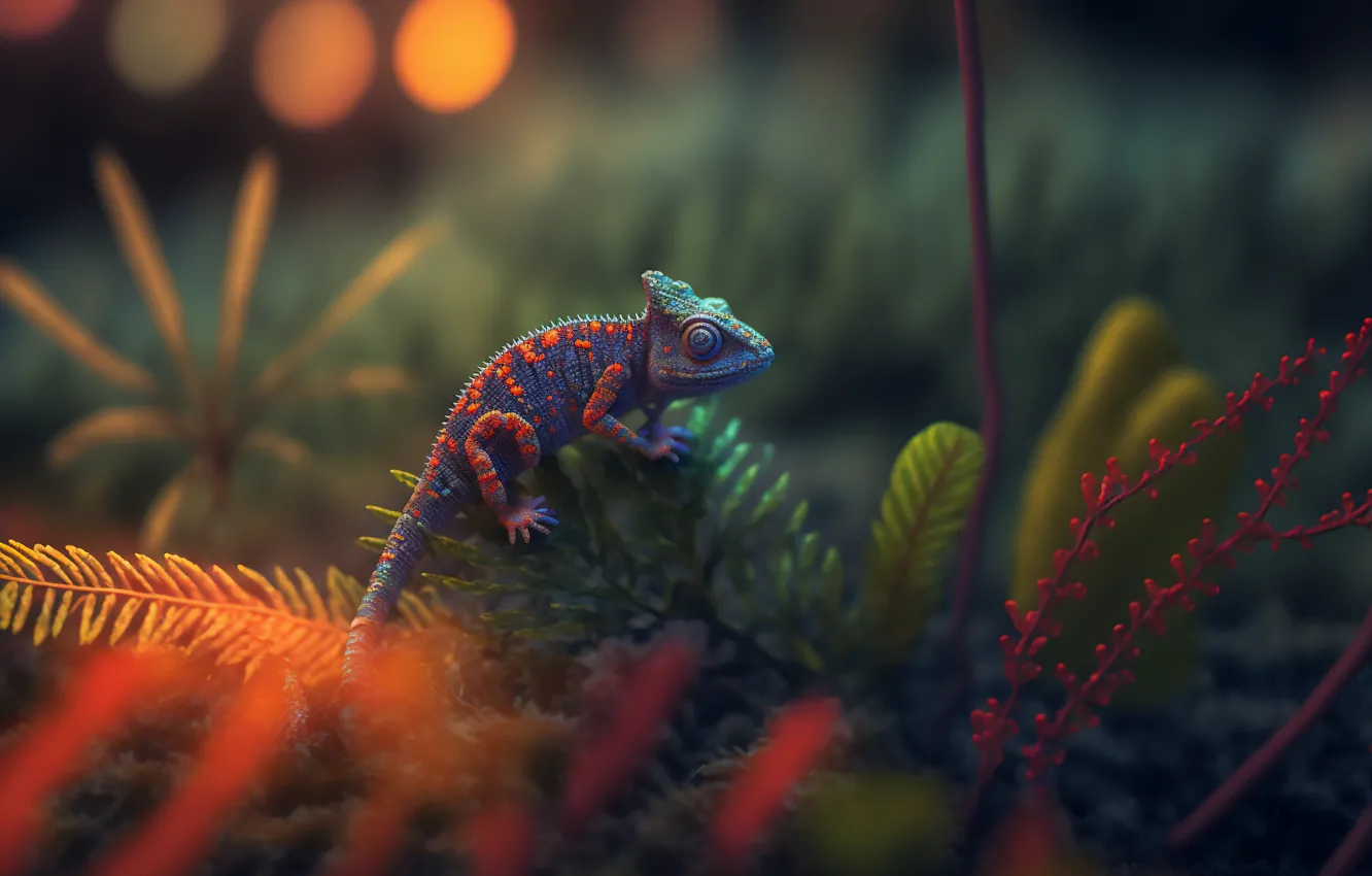 Photo wallpaper background, Wallpaper, lizard