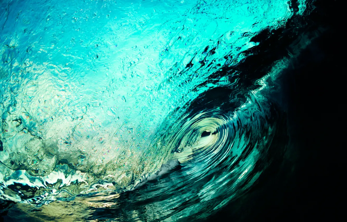 Photo wallpaper sea, nature, the ocean, wave