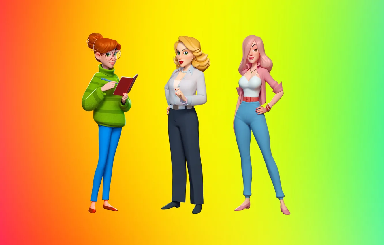 Photo wallpaper girl, Wallpaper, the game, wallpaper, game, the characters in the game, on the desktop, Rovio