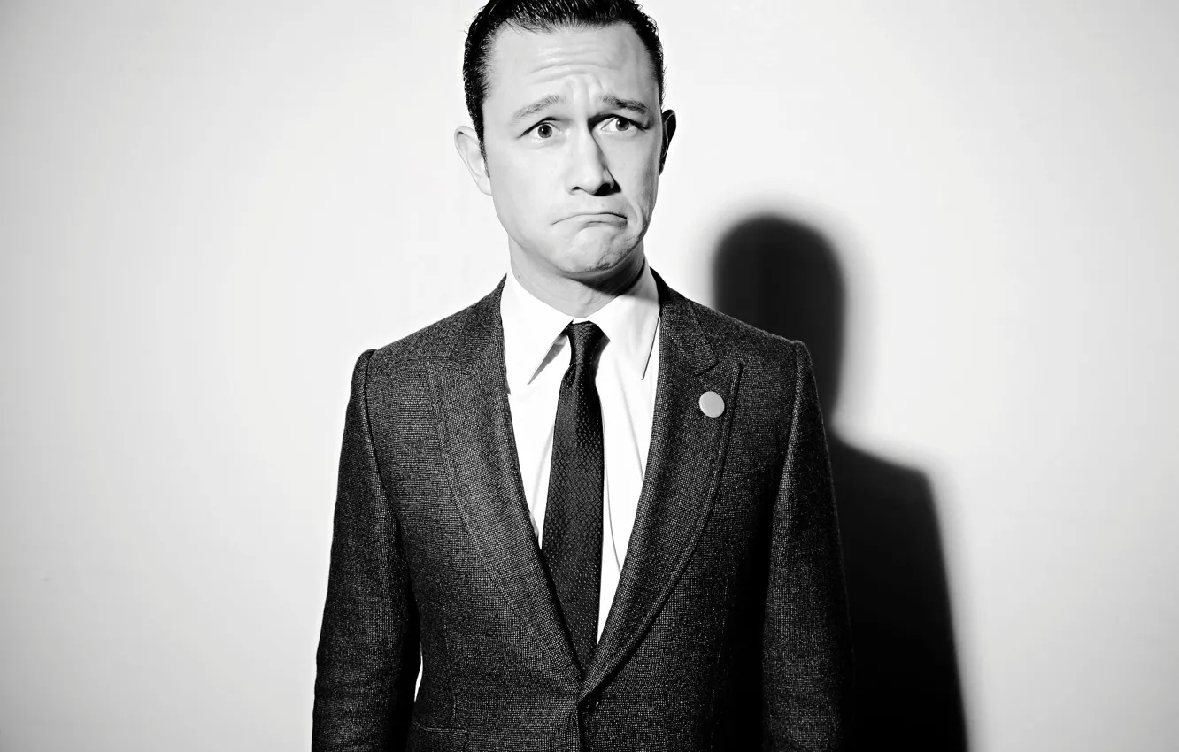 Photo wallpaper background, shadow, costume, tie, actor, black and white, jacket, Los Angeles