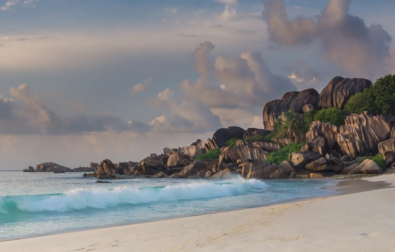 Photo wallpaper sea, tropics, coast